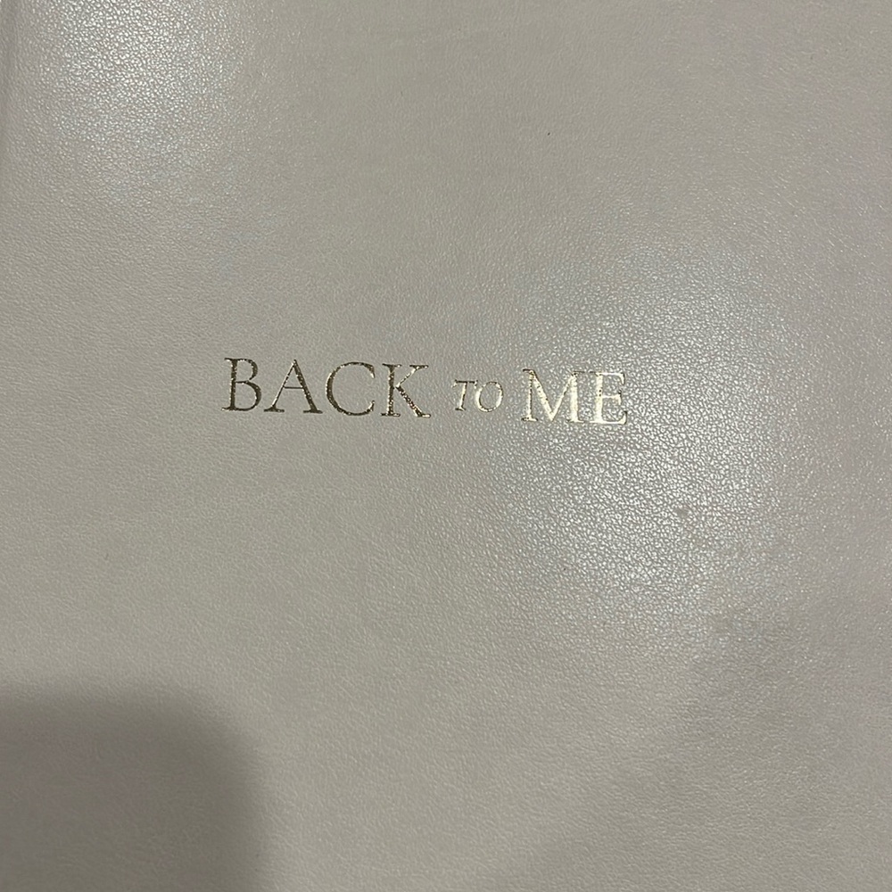 Back to Me journal